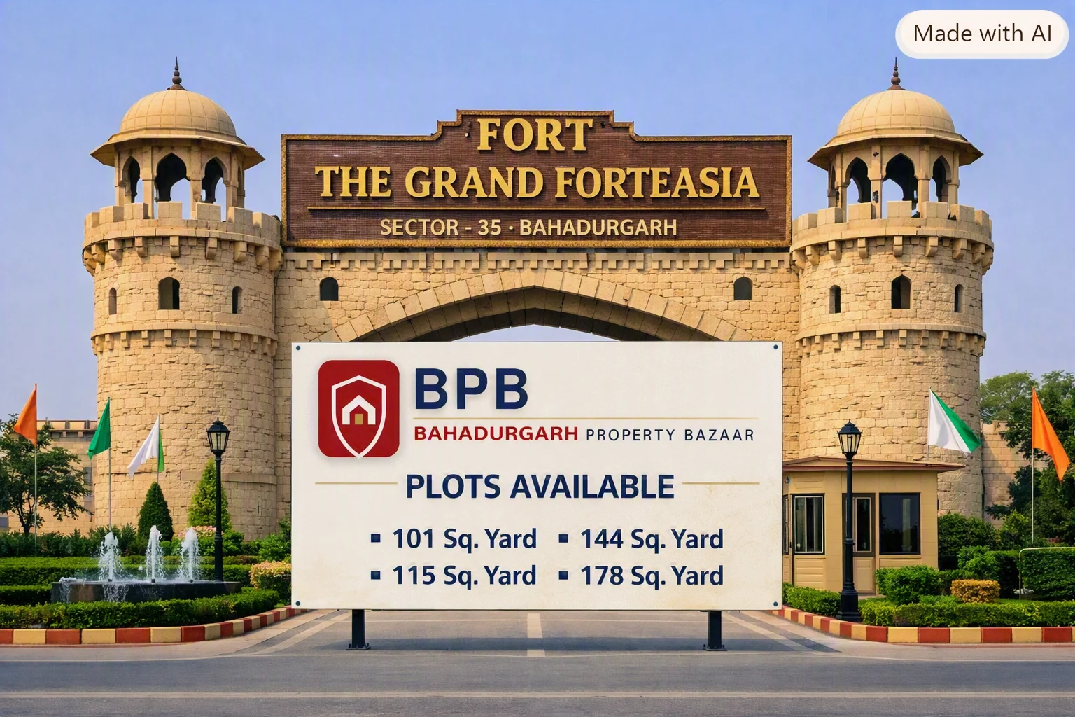 Plot / Land in The Grand Forteasia, Sector 35, Beri Road, Bahadurgarh