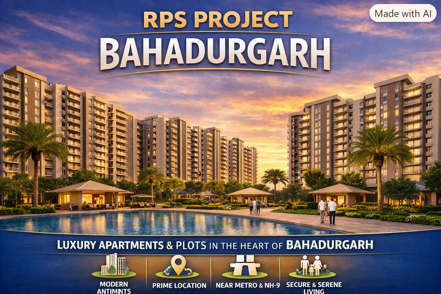 remium Residential Plots Available in RPS Sector 29