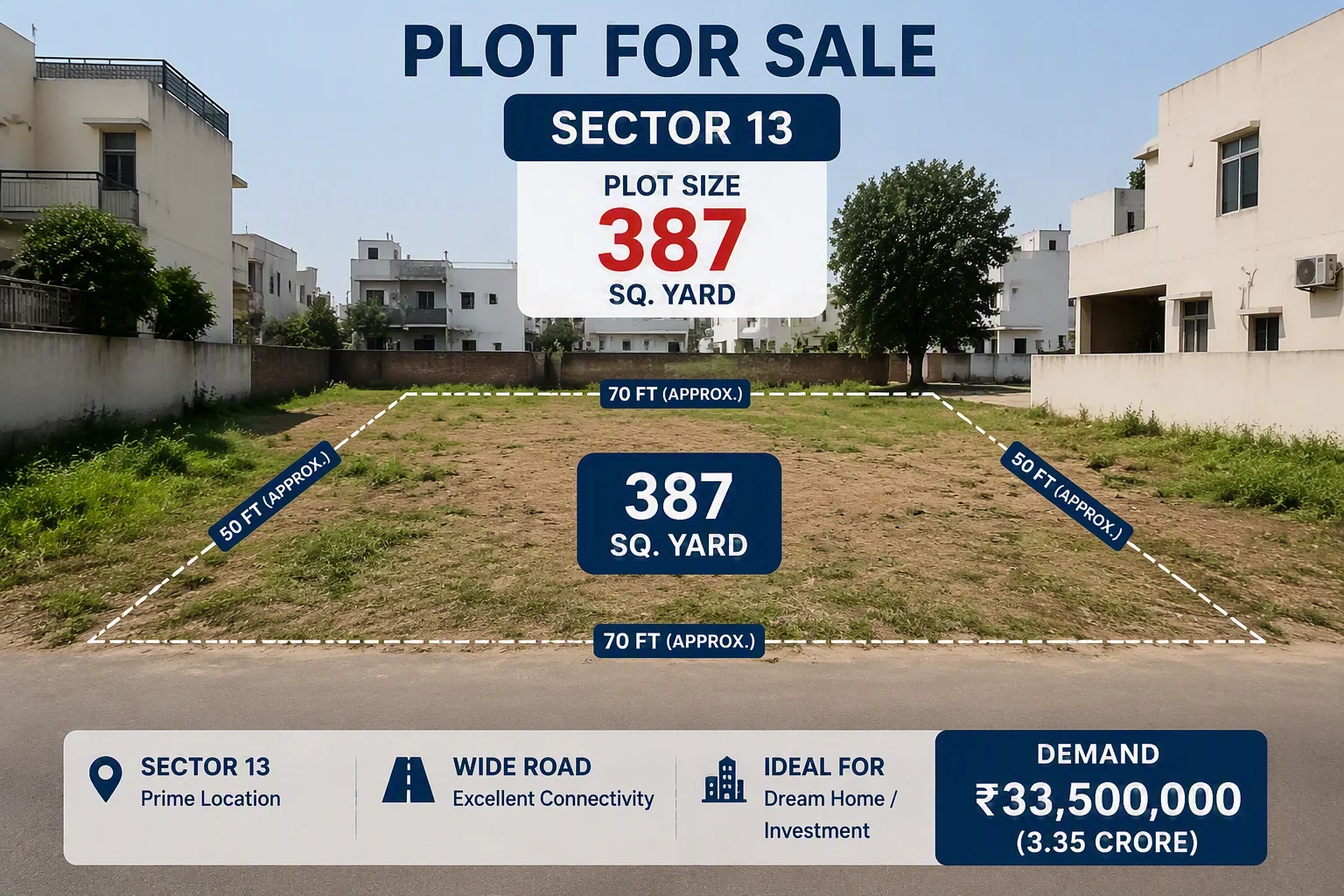 Plot / Land in Sector 13, Bahadurgarh